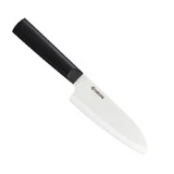 Petit Santoku 14 cm Chowa lame ceramique - manche noir