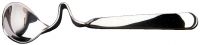 Petite cuillere inox 14 cm coudee pour sucre,cafe, miel, creme ou confiture
