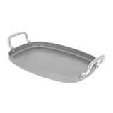 Plancha lisse a anses mineral b 38x26cm