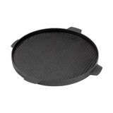 Plancha ronde reversible en fonte o 26 cm pour Big Green Egg MiniMax