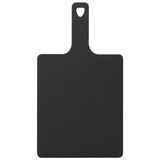 Planche apero noire en cellulose compressee petit modele - 34 x 19 cm