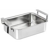 Mini Plat a Four Roaster individuel a 2 anses larges en inox Multiply  10 X 12 cm