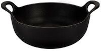 Plat Balti En fonte emaillee 24 cm Noir Mat