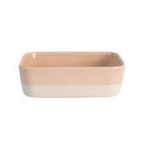 Plat M Cantine Rose Buvard 21,5*15cm / H6,5 cm