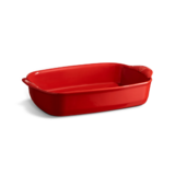 Plat moyen rectangulaire Ultime en ceramique 36,5x23,5 cm Rouge Grand Cru