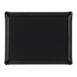 Plateau Acrylique 46 x 36 cm Lin Noir