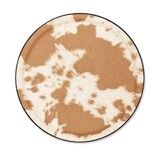 Plateau Limo O 36 cm Cow Brun