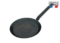 Poele a crepes en tole bleue 2 mm o 20 cm