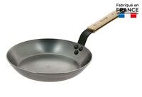 Poele ronde acier acier mineral B Bois o 24 cm