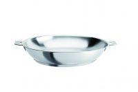 Poele lyonnaise haute 28 cm Inox Strate amovible