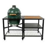 Promo Pack LARGE : Table modulaire + Meuble extension + 1&nbsp;plateau inox, 1 plateau acacia, 1 plateau grille + EGG + ConvEGGtor