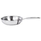 Sauteuse 24 cm inox castel pro 5 ply poignee fixe sans couvercle