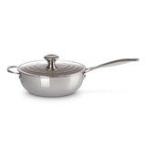 Sauteuse Chef 24 cm Inox Signature Antiadherent avec poignee et couvercle