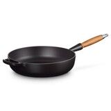 Sauteuse Signature 28 cm Noir Mat manche Bois
