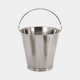 Seau inox gradue 12l a pied