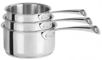 Coffret de 3 Casseroles 16 a 20 cm Inox Casteline Fixe