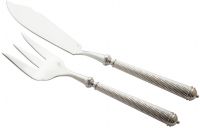 Service a poisson CABLE haut argentee