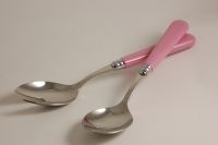 Service a salade Newbridge rose pale