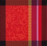 Serviette de table Le Jacquard Francais 58x58 Provence Gariguette 100% coton