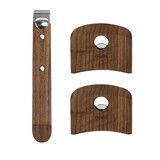 Set 1 Poignee Et 2 Anses Amovible Casteline Bois Noyer