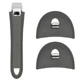 Set compose dune poignee et de deux anses Mutine 02 amovible coloris GRIS