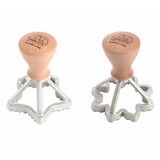 Set de 2 emporte-pieces raviolis/biscuits Classic Etoile Fleur