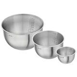 Set de 3 bols sans couvercle ZWILLING FRESH & SAVE, S/M/L, Acier inoxydable