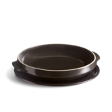 Set Tarte Tatin en ceramique O 33 cm Gris Fusain