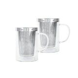 Set 'Tea for Two' 2 tasses a the double paroi 0,4 l Verbena avec un sachet de ti