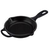 Skillet en fonte emaillee Rond 16 cm Noir Mat