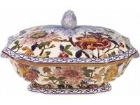 Soupiere Louis XV PIVOINES