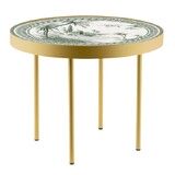 Table Basse dore vue orient vert depareillees