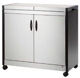 Table chauffante 2 etages inox brosse / 3 plats pyrex fournis