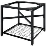 Table modulaire noire pour Big Green Egg 2XLarge avec plateau-grille inclus (san