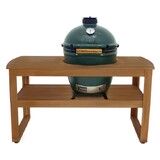 Table en bois d'Eucalyptus pour le Big Green Egg XLarge