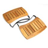 Tablettes Laterales rabattables acacia XL