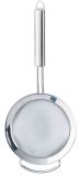 Passoire tamis fin cercle inox brillant avec manche 20 cm