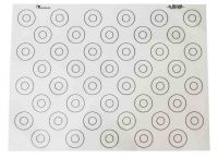 Tapis de cuisson antiadhesif special Macarons 44 places, silicone alimenatire 40