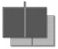 Tapis de sechage antibacterien pour evier - gris