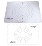 Tapis de preparation antiadhesif avec des reperes o 12, 16, 20, 24, 28 et 32cm,