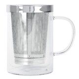 Tasse a the double paroi 0,4 l Verbena avec infuseur - filtre devissable