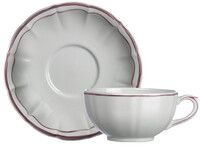 Tasse & soucoupe jumbo FILET PIVOINE
