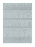 Torchon Essuie-verres Le Jacquard Francais 60x80 Cristal Brume 100% lin