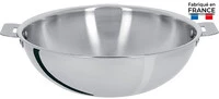 Wok 24 cm Inox Casteline Amovible