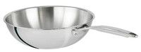 Wok 28 cm inox Castelpro sans couvercle