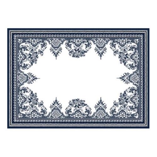 2 SETS DE TABLE DEPAREILLEES BLEU