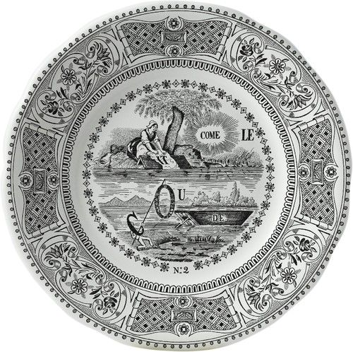 Assiette 6 Bis V&eacute;rit&eacute; Les R&eacute;bus