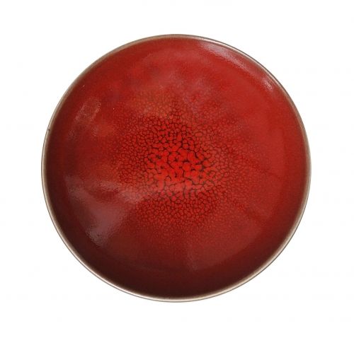 Assiette creuse 19cm cerise