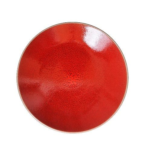 Assiette plate 26cm cerise