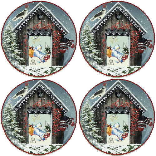 Assiettes dessert Chalet No&euml;l 2020 COLLECTION NOEL